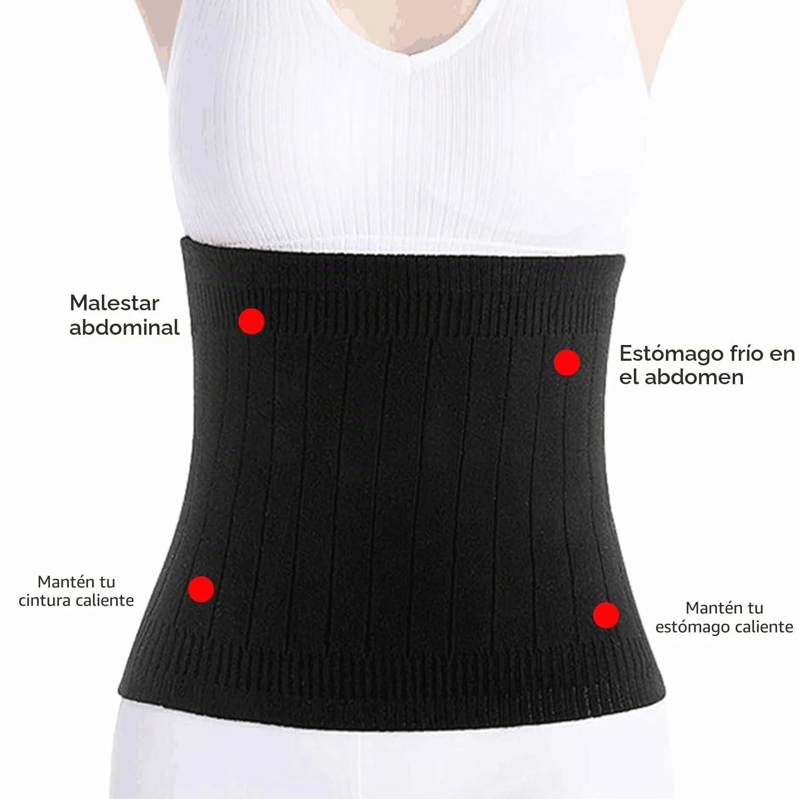 Comioke Calentador de Espalda,Cinturón de Calor para Lumbares,Cinturón Calentador de Invierno,Faja Lumbar Caliente para Hombres Mujeres para Cintura de Apoyo Caliente Dolores Menstruales