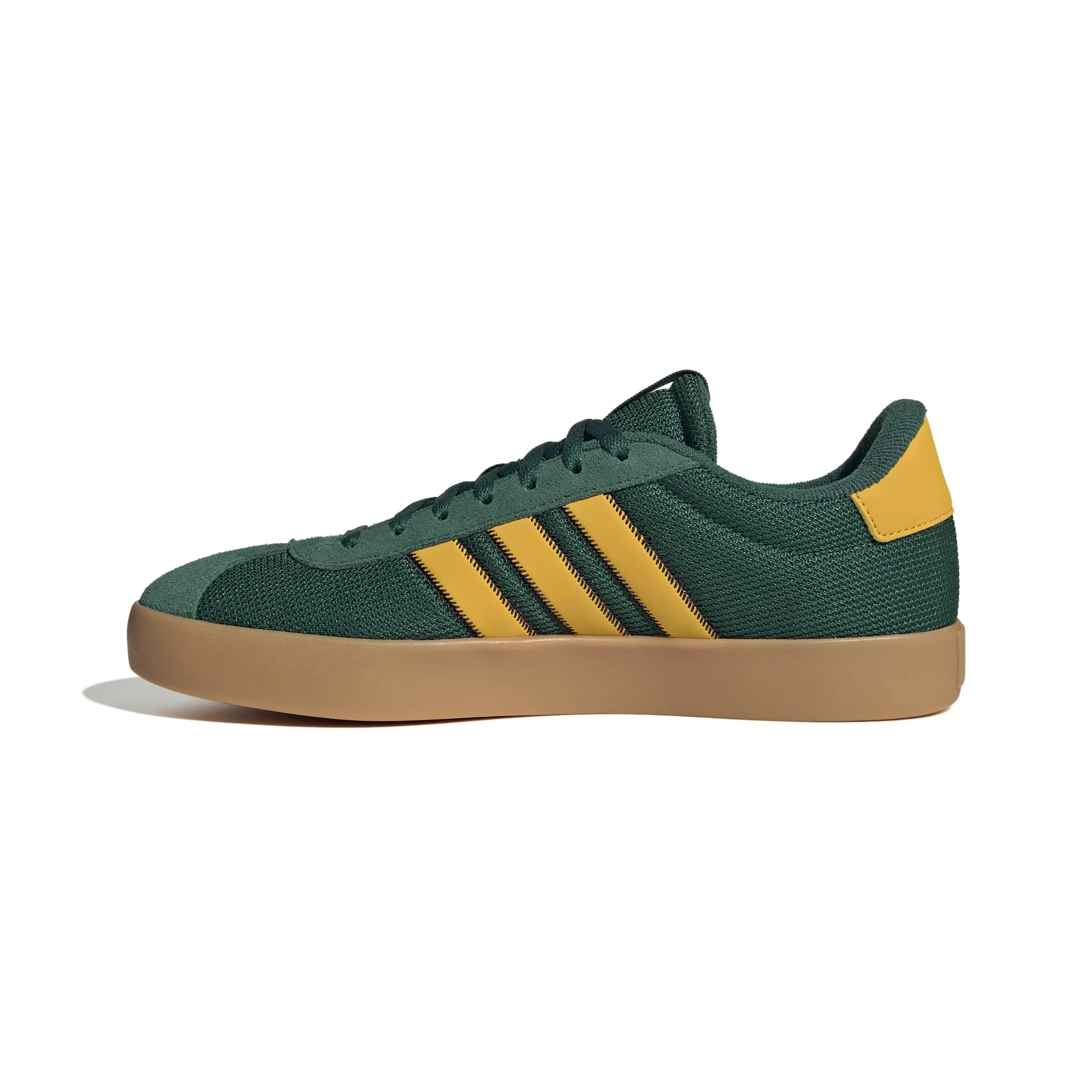 adidas Hombre VL Court 3.0 Shoes, Collegiate Green/preloved Yellow/Gold Met., 44 EU