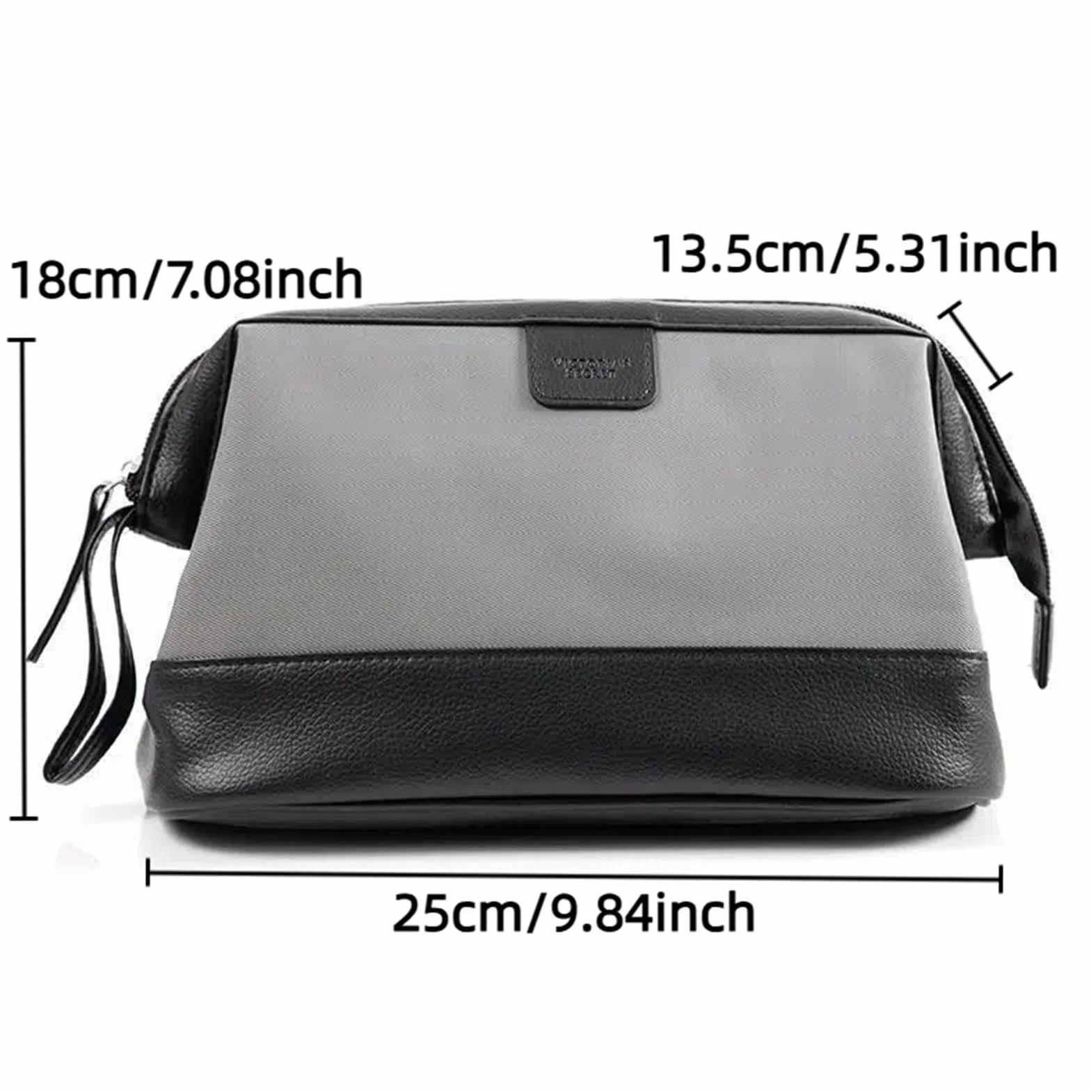 Neceser Hombre Bolsa de Aseo Impermeable portátil, Bolsa Almacenamiento Viaje for baño con separación Seca/húmeda, Negocios for Hombres(Gray Double Layer)