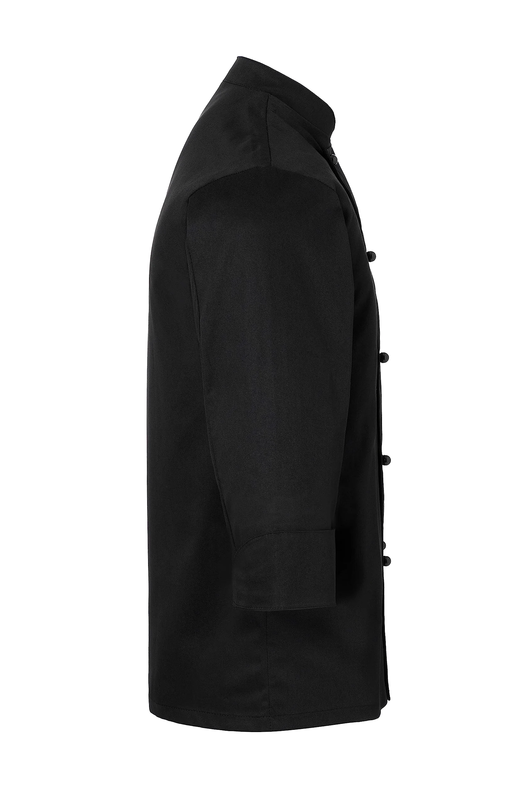 Karlowsky Chaqueta de cocinero Basic negra, talla 3XL
