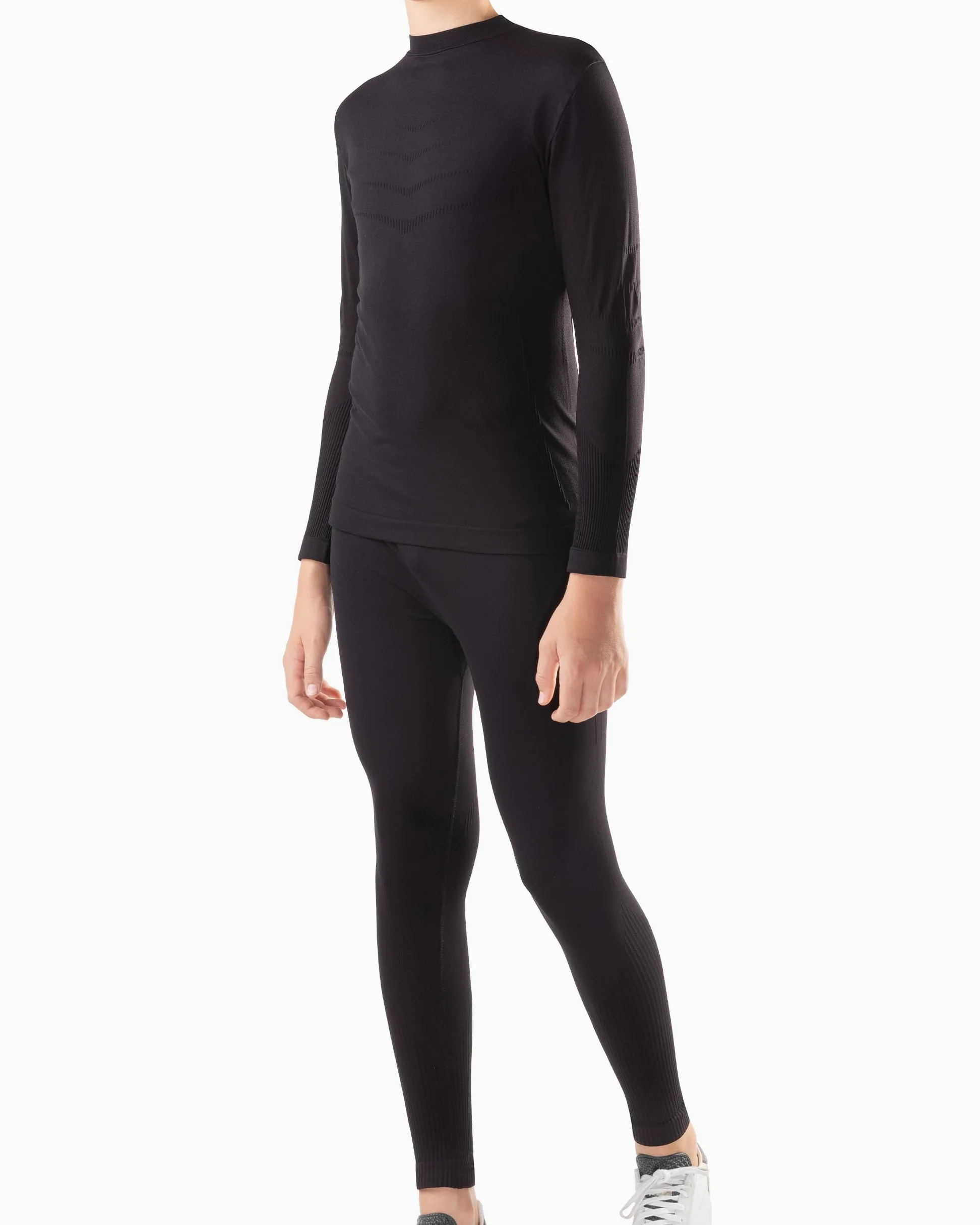 Iron-ic, Conjunto Técnico Baselayer Niño - Kit Camiseta y Leggings para Deportes de Invierno, Transpirable, Termoregulador, Ropa Interior