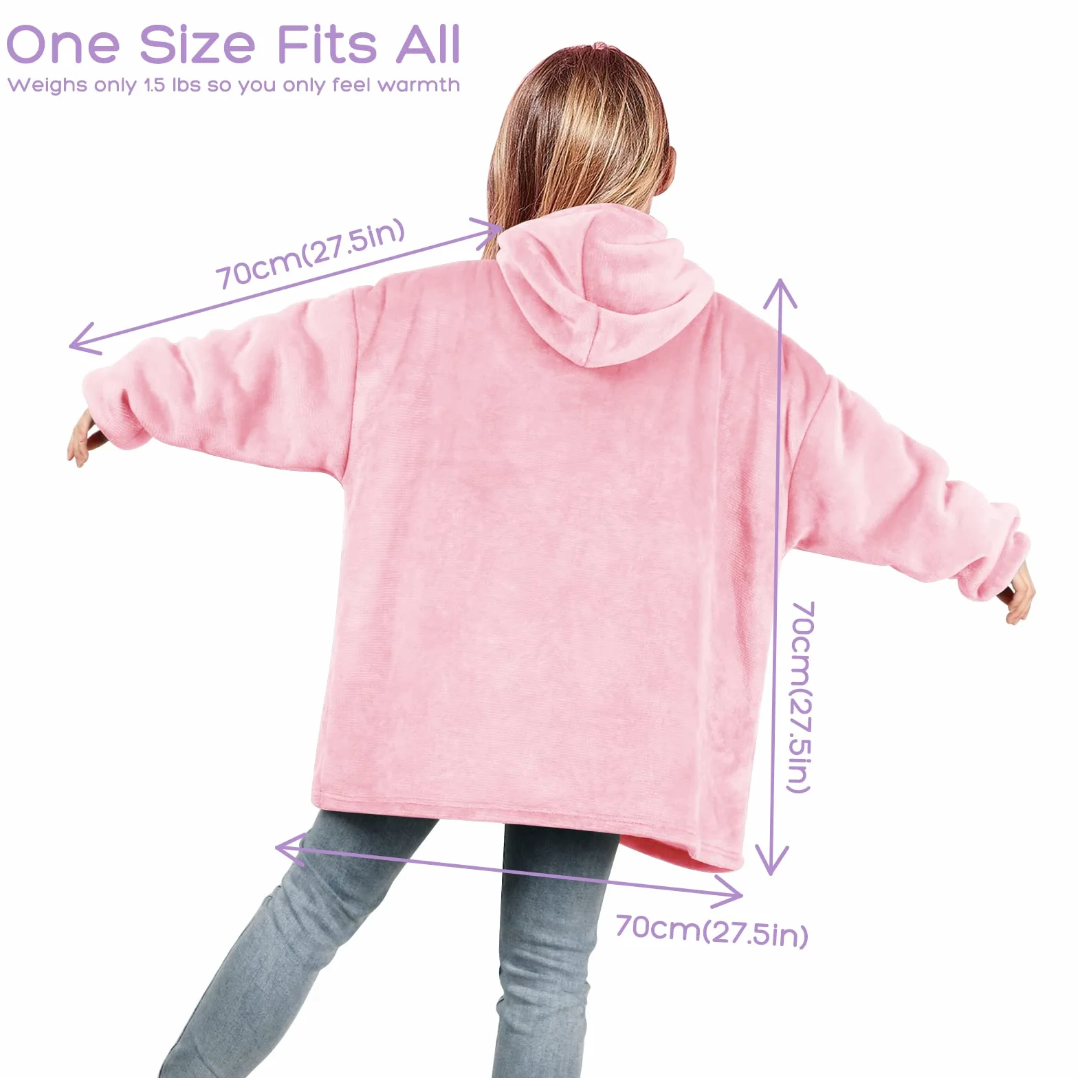 Uplayteck Sudadera con Capucha para Niños, Pijama con Capucha Grande, Suave y Cálida, Acogedora, Batamanta Oversize Niños, para Uso en Interiores y Exteriores.