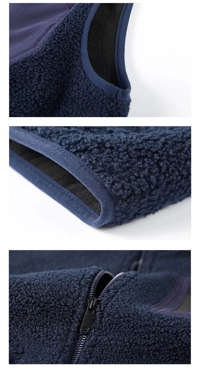 Vogrtcc Chaleco De Lana Doble Para Hombre, Chaqueta Con Capucha, Chaleco Sin Mangas, Chaleco Informal