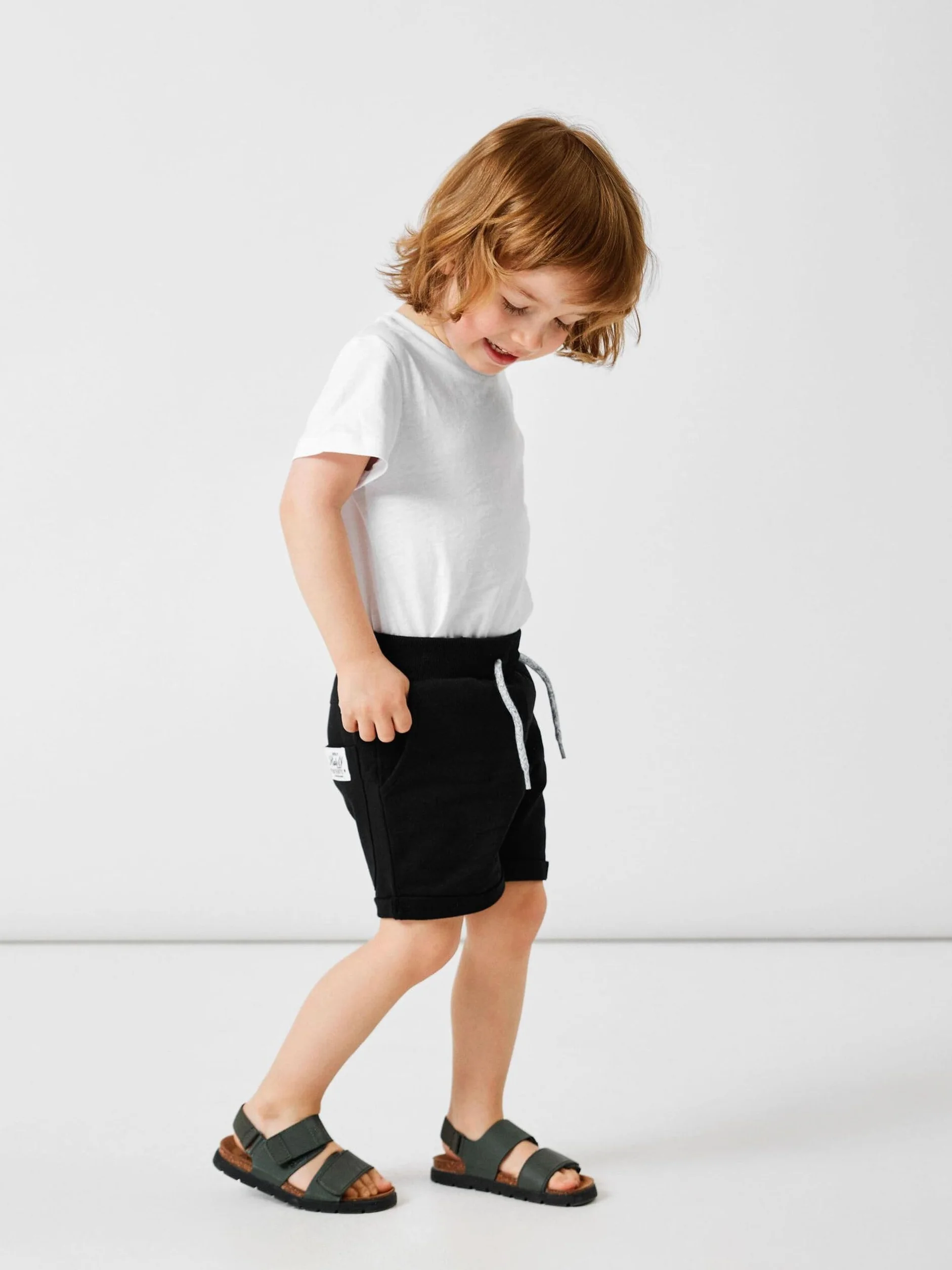 NAME IT Nkmhonk Swe Long Shorts UNB Noos Pantalones Cortos para Niños