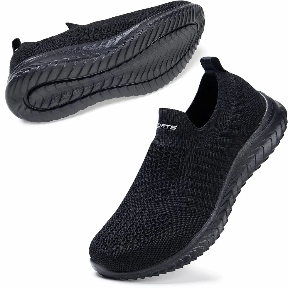 STQ Zapatillas Mujer Deportivas Sin Cordones Non Slip Ligero Tenis Andar