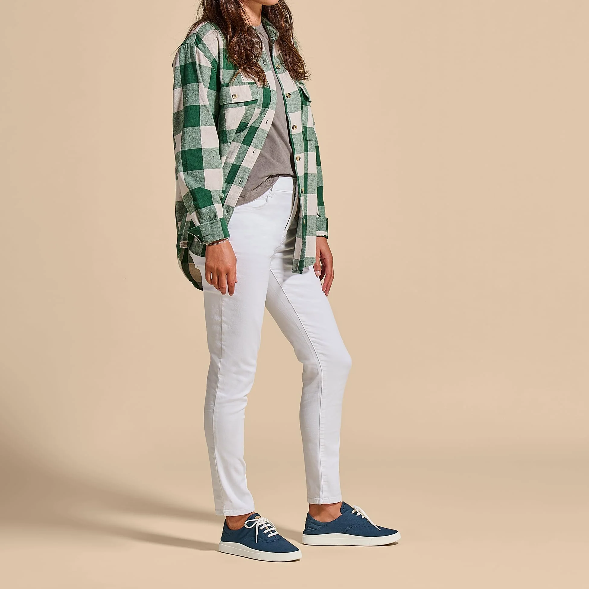 OLUKAI Kohu - Tenis de uso diario para mujer, lona ligera y diseño clásico de cordones, comodidad y apoyo durante todo el día, azul marino/azul marino, 38 EU