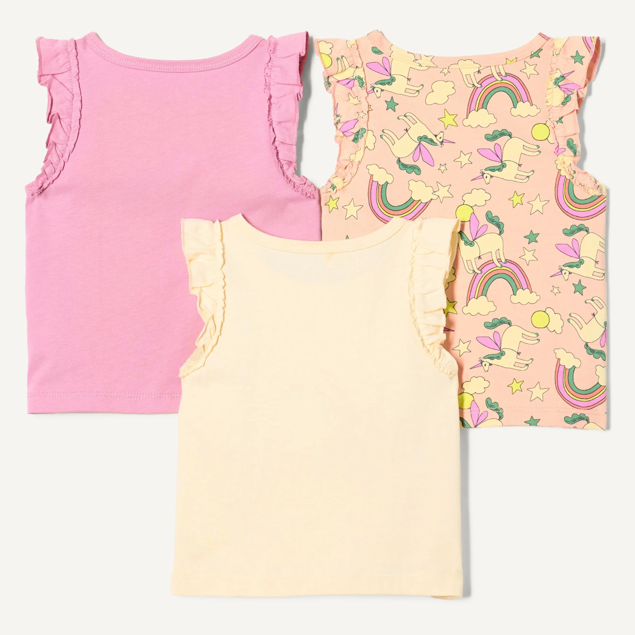 Amazon Essentials Niñas Camisetas de Tirantes con Volantes