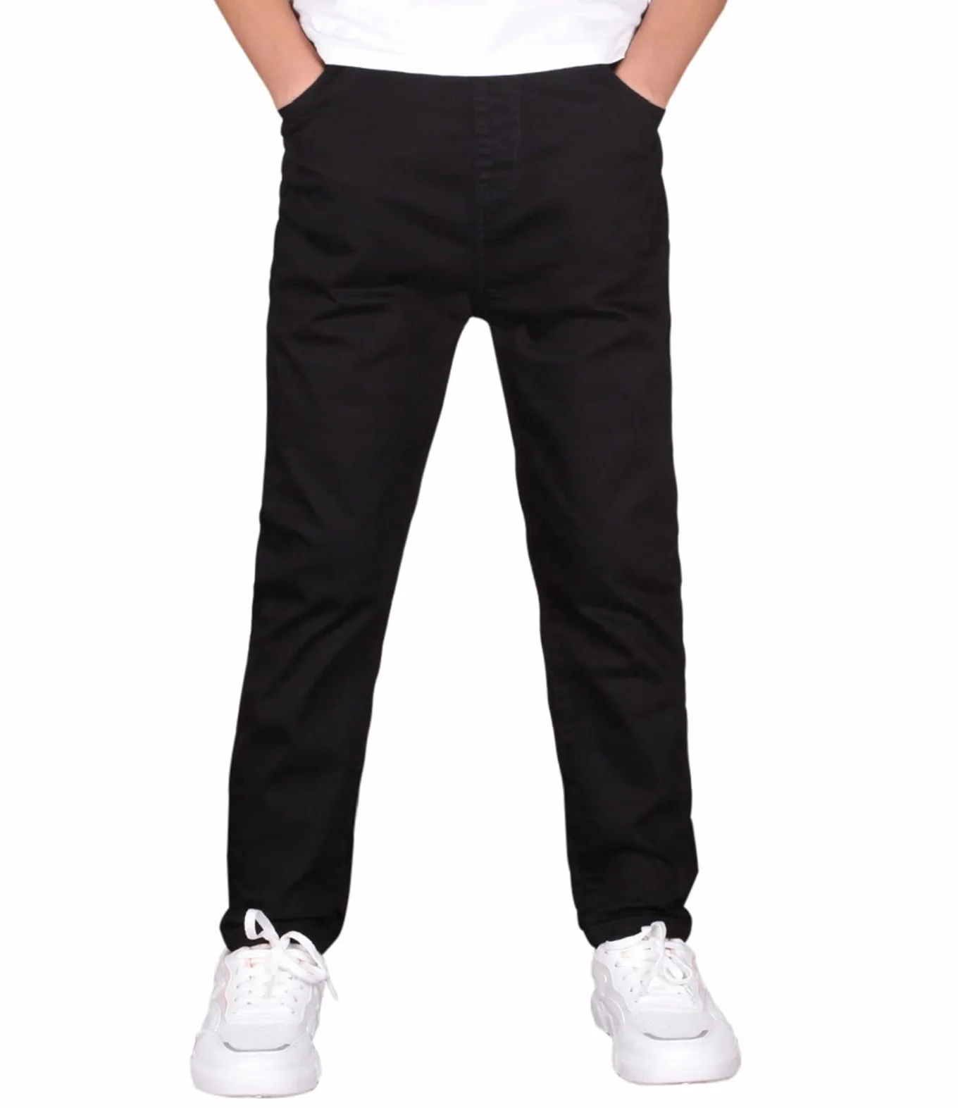 CAMLAKEE Pantalones Cargo Niños Jogger Cintura Elástica