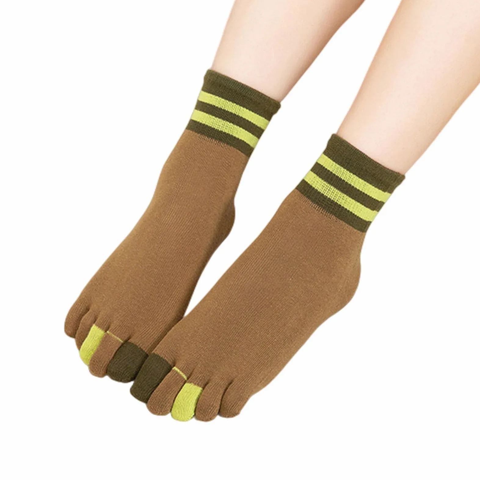 MOGSA Calcetines para mujer, 5 unidades, transpirables, suaves, cortos