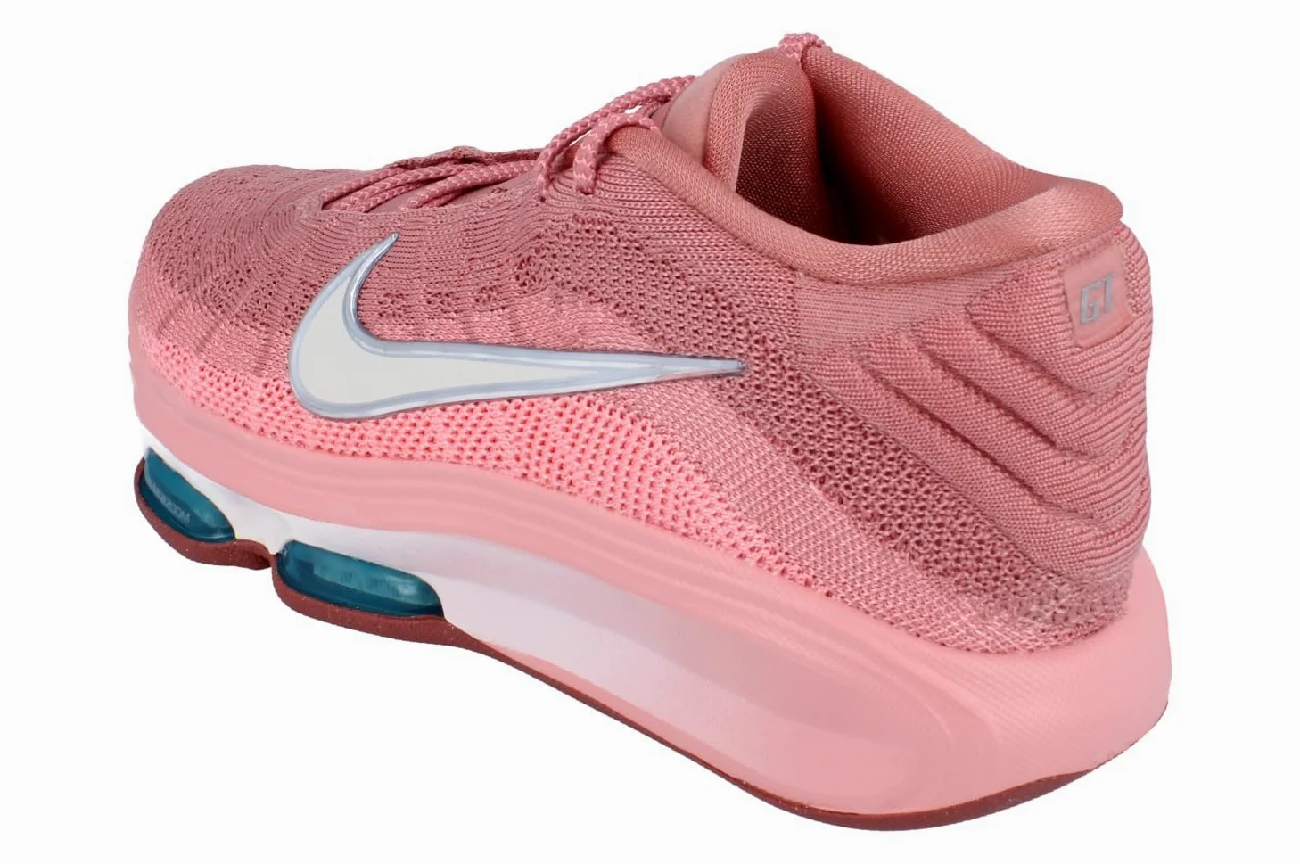Nike G.T. Hustle 3 - Zapatillas de baloncesto (rojo polvo de estrellas/plateado metálico/tinte rosa/marfil pálido)