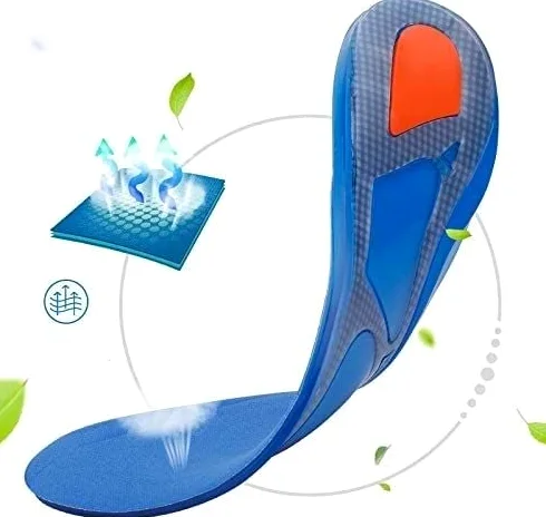 Silicon Gel Insoles Foot Care for Plantar Fasciitis Heel Spur Shoe Insoles Shock Absorption Pads Arch Orthopedic Insoles (Size : 40-42)