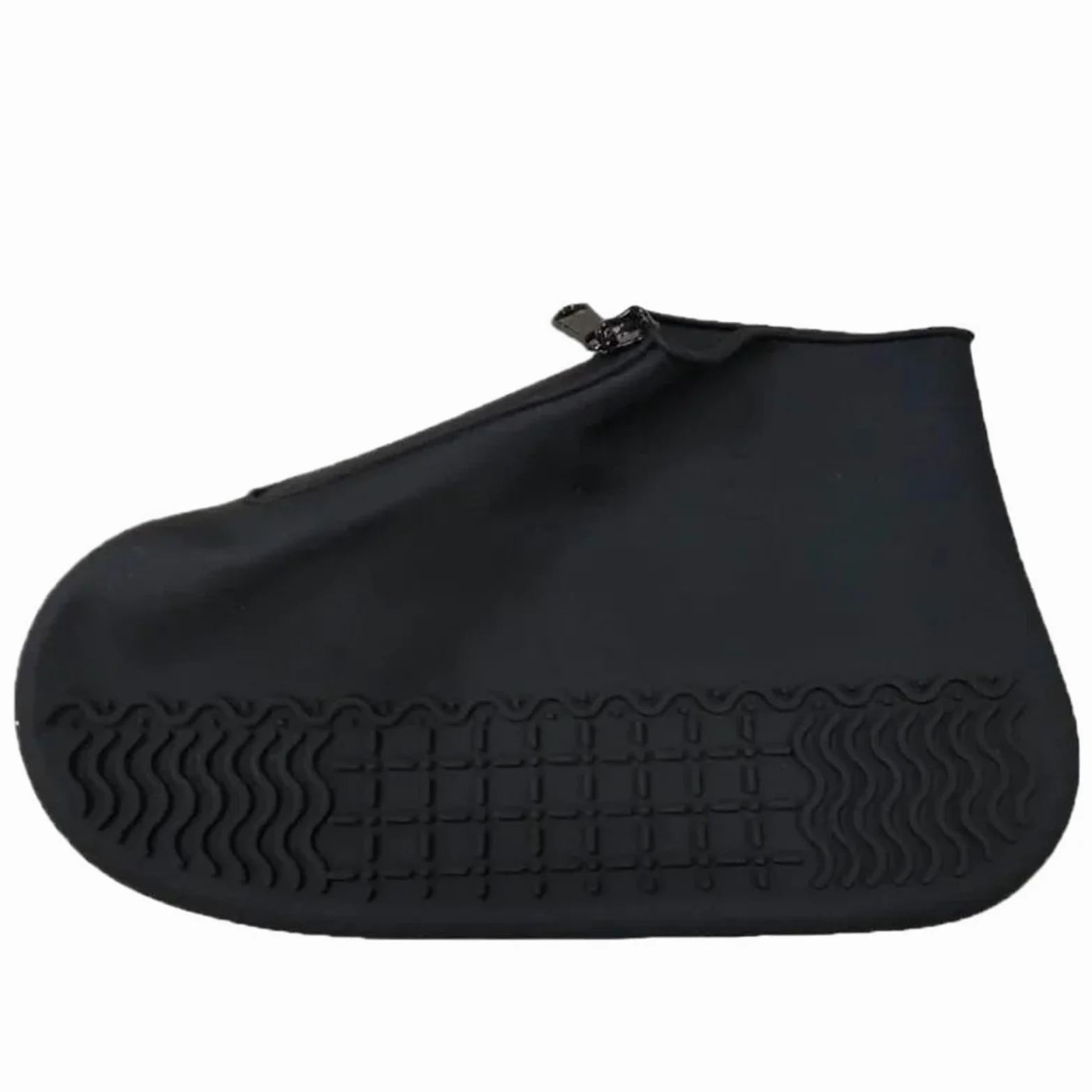 4 pares de zapatos for mujer y hombre, cubiertas con cremalleras, impermeables reutilizables for, antideslizantes silicona for lluvia para Protección