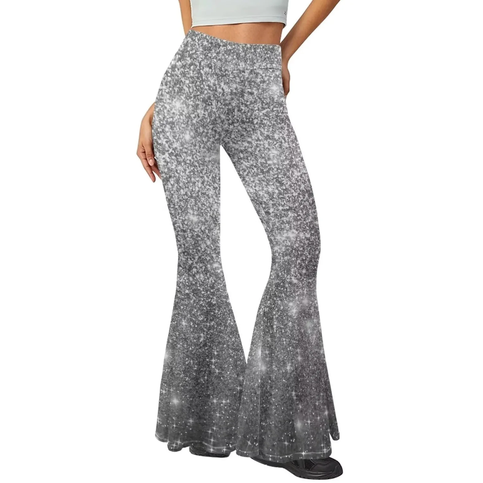 Modysero Pantalones de yoga acampanados para mujer, cómodos y suaves, de cintura alta, para oficina, trabajo, pasar el rato