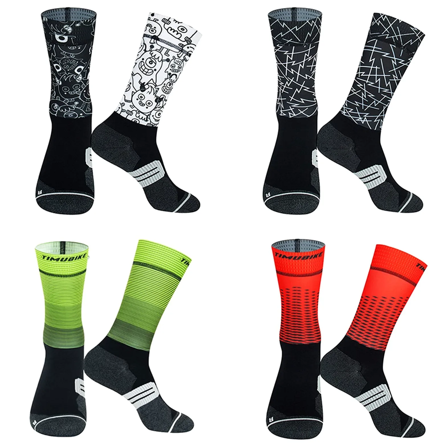 Antideslizante profesional calcetines de bicicleta de bicicleta de compresión de bicicleta calcetines deportivos hombres y mujeres calcetines deportivos calcetines de ciclismo de carreras calcetines d