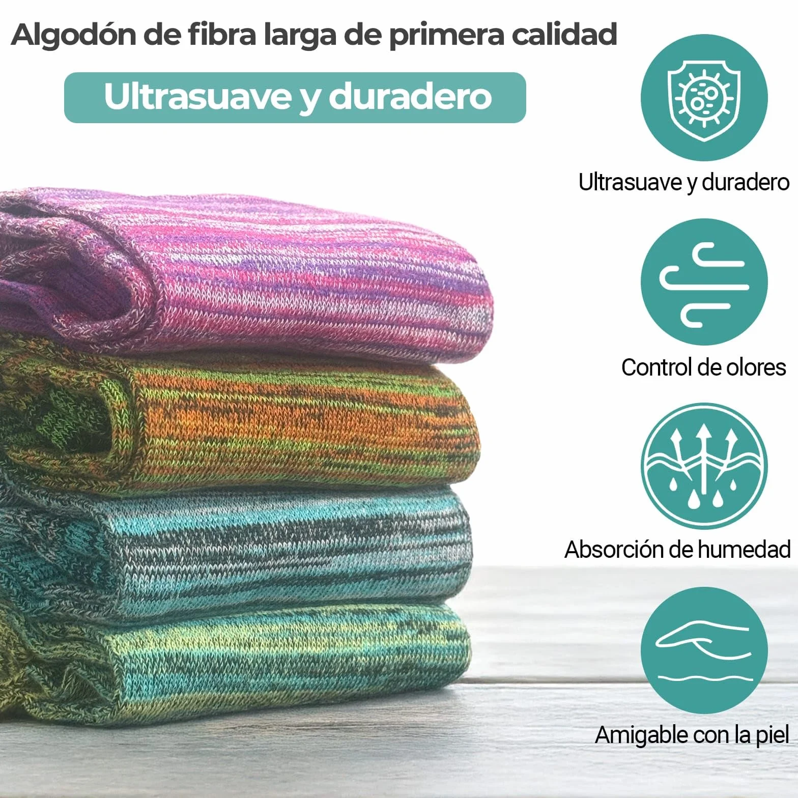 Calcetines 5 Dedos Hombre 4 Pares 39–45 Algodón Transpirables Antideslizantes Antiampollas Secado Rápido Running Gimnasio