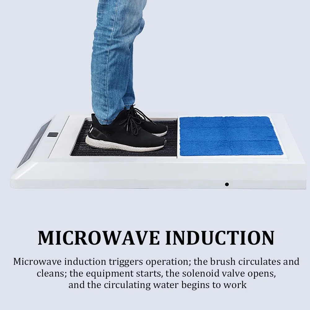 Cepillo Multifuncional para Zapatos con Sensor, Máquina De Limpieza De Suelas Totalmente Automática, Equipo Comercial para El Mantenimiento del Calzado,L 100cm