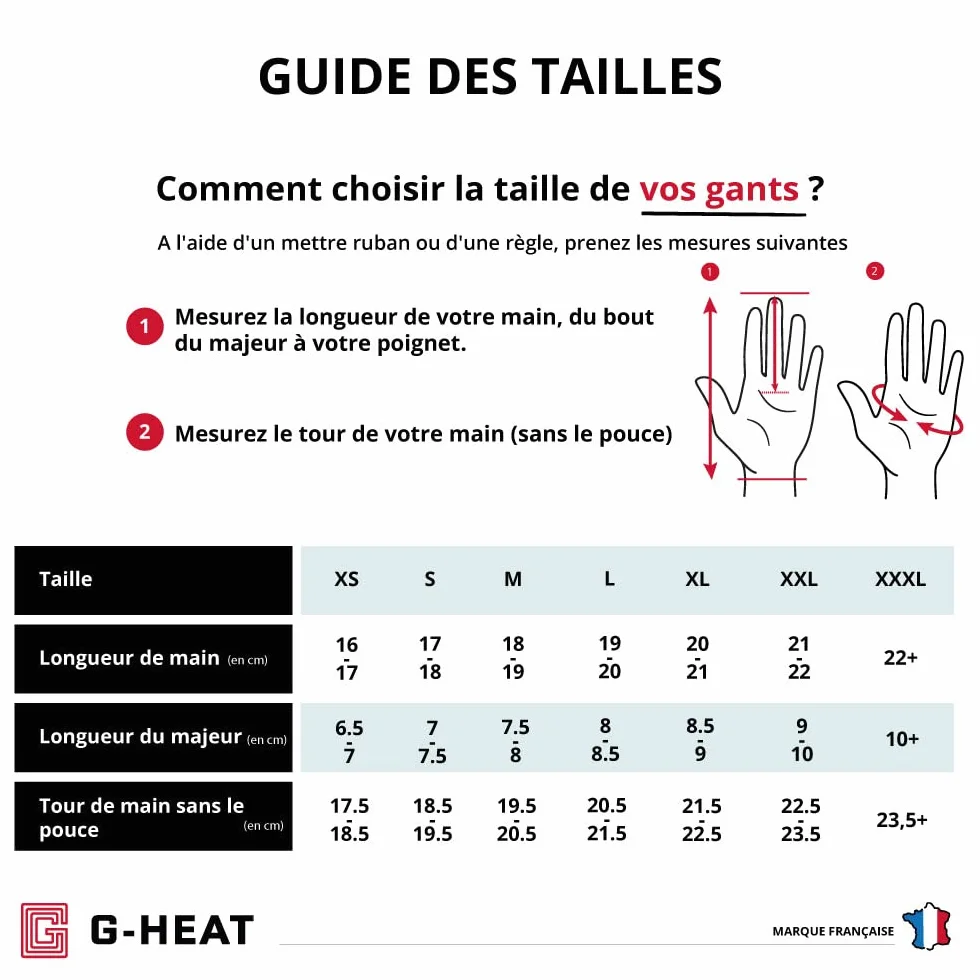 G-HEAT – Guantes de caza calefactores enfoque – Mixtos – Dedero extraíble – Resistentes – Buen agarre – A prueba de viento – Impermeables. Incluye 1 par de baterías y cable de carga