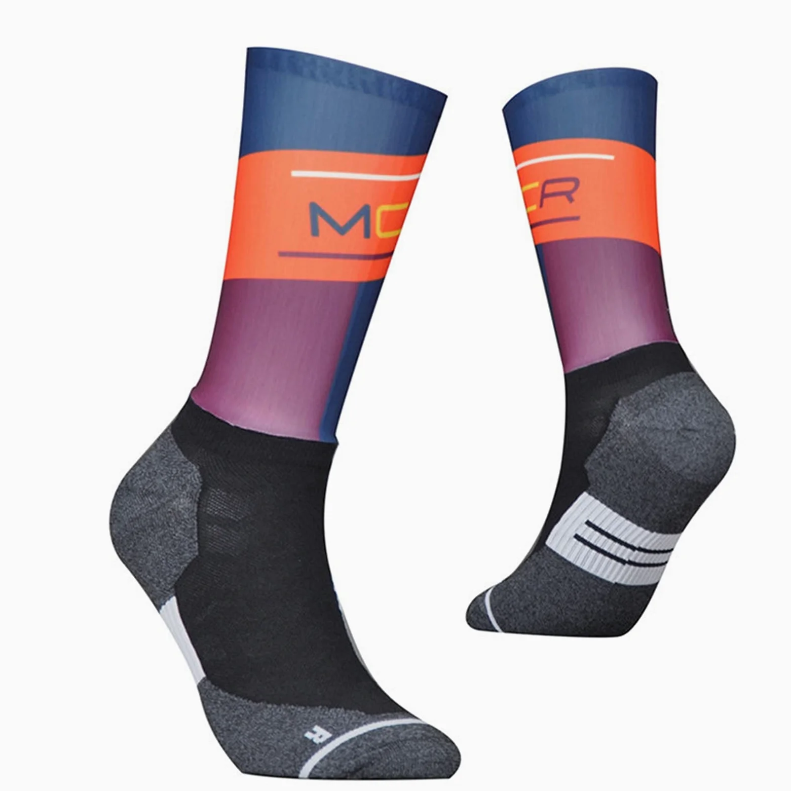 Antideslizante profesional calcetines de bicicleta de bicicleta de compresión de bicicleta calcetines deportivos hombres y mujeres calcetines deportivos calcetines de ciclismo de carreras calcetines d