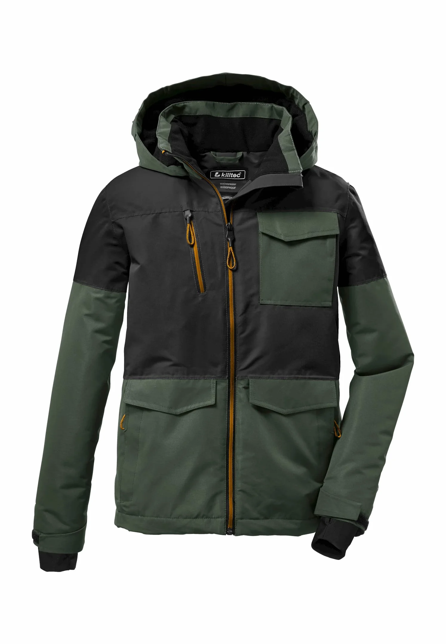 Killtec Kow 29 Bys Ski Jckt Chaqueta funcional/chaqueta al aire libre con capucha y protector de nieve Niños