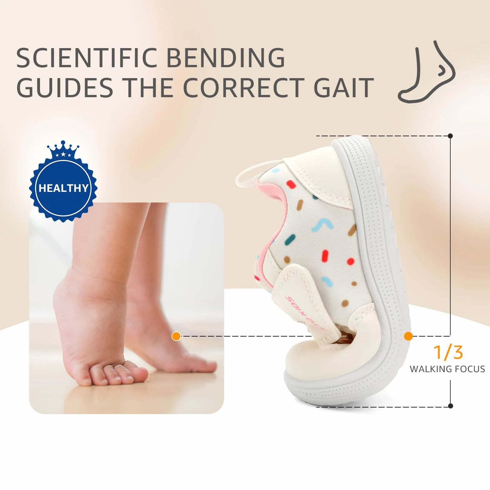 STQ KIDS Barefoot Niños Zapatillas Deportivas Niña Calzado Respetuoso Primeros Pasos Non-Slip Descalzo Caída Cero