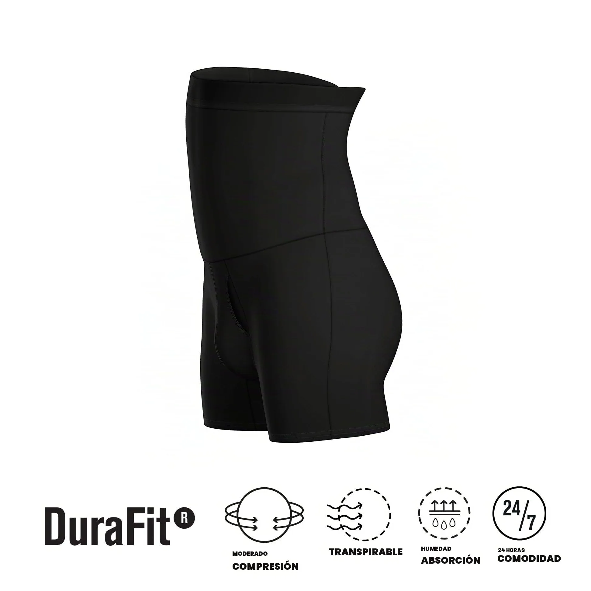 Boxer Faja Reductor Abdomen - Cintura Alta Corrector de Postura para Hombre