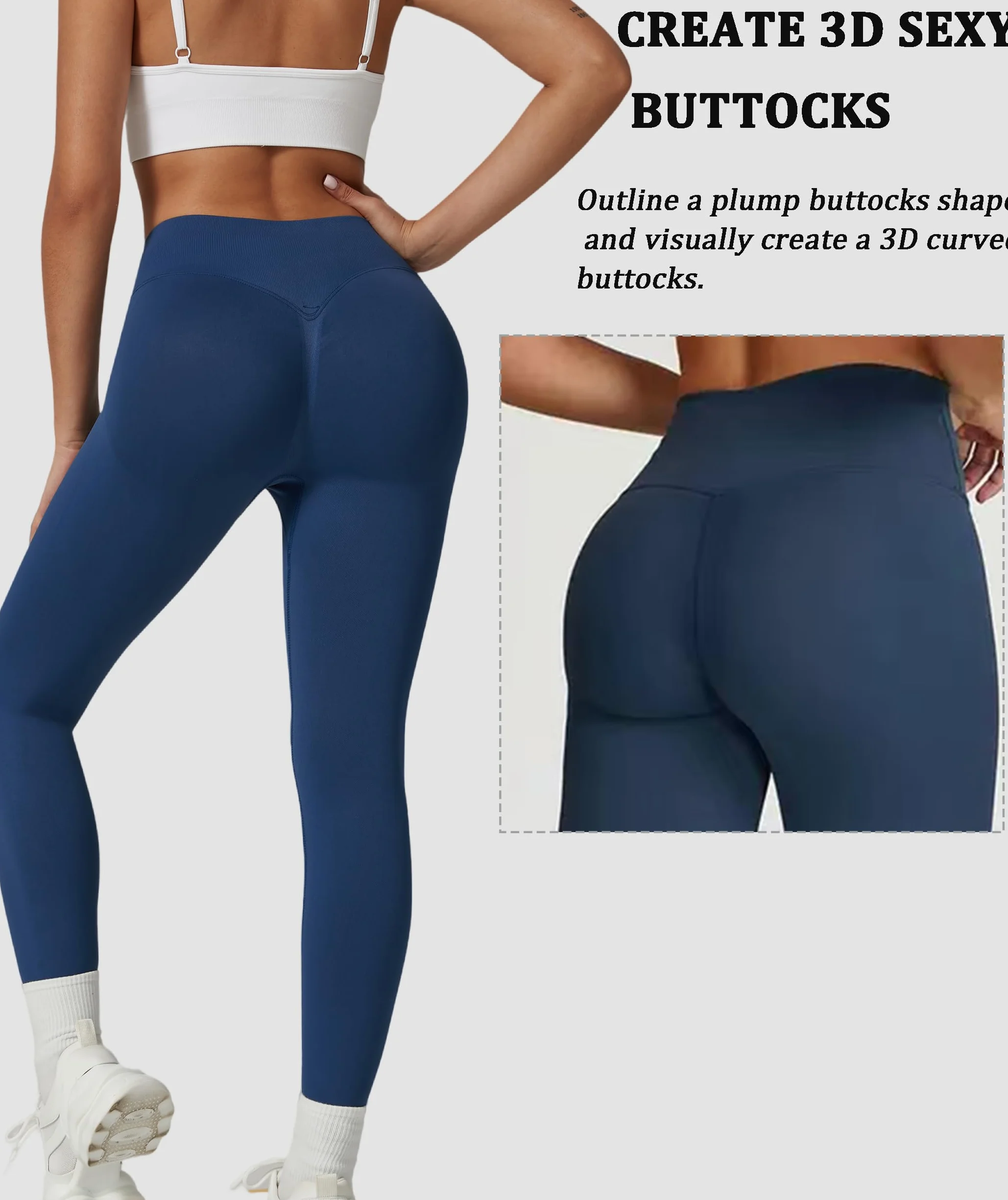 Leggings Fitnes Deportivos Mujer Cintura Alta Push Up Mallas Yoga Leggins 3D Anticelulitico Pantalones Pilates Training Sin Costuras