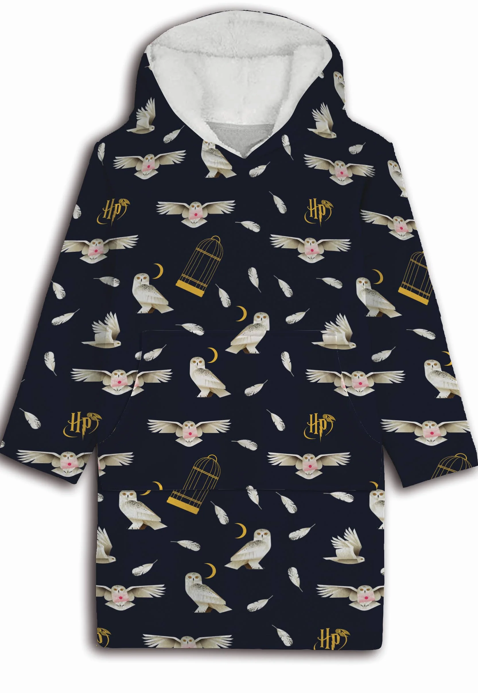 Sudadera Poncho Jersey Manta Harry Potter Adulto Negro Talla única