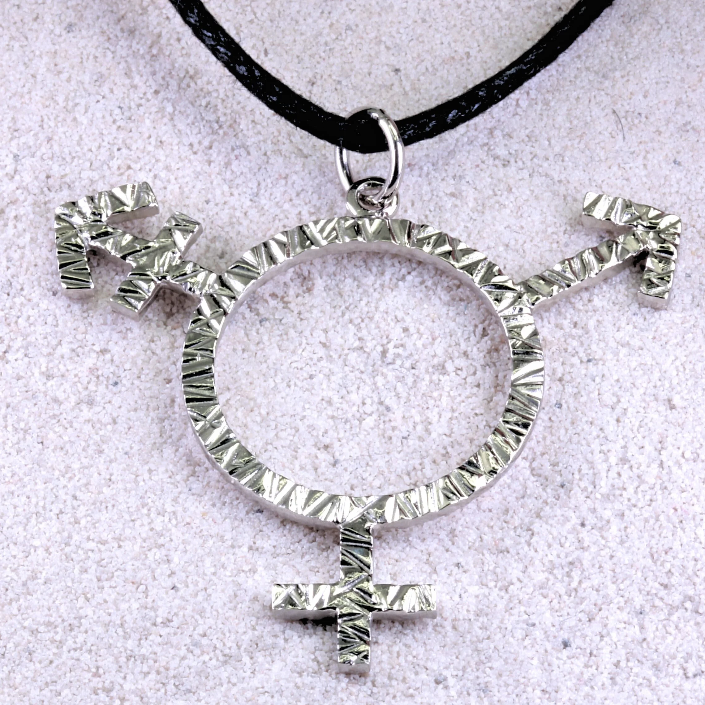 Colgante Charm LGBTQ Pride plata de ley 925 chapado en platino bañado en oro joya collar pulsera regalo