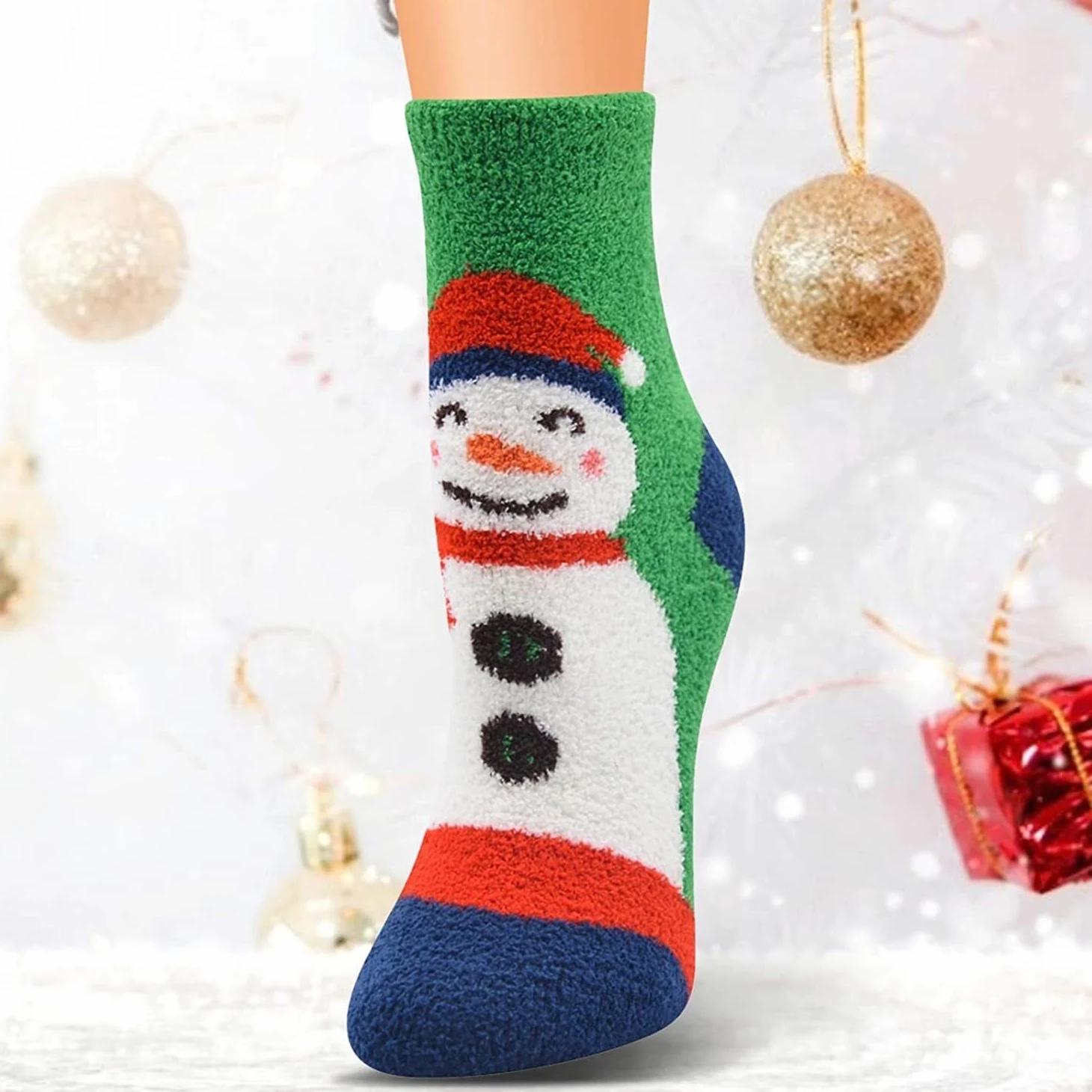 Calcetines Termicos 10 Pares De Calcetines Térmicos Esponjosos Para Mujer, Calcetines De Tubo Medianos Con Forro Polar Peludos Súper Suaves Y Acogedores Calcetines Invierno