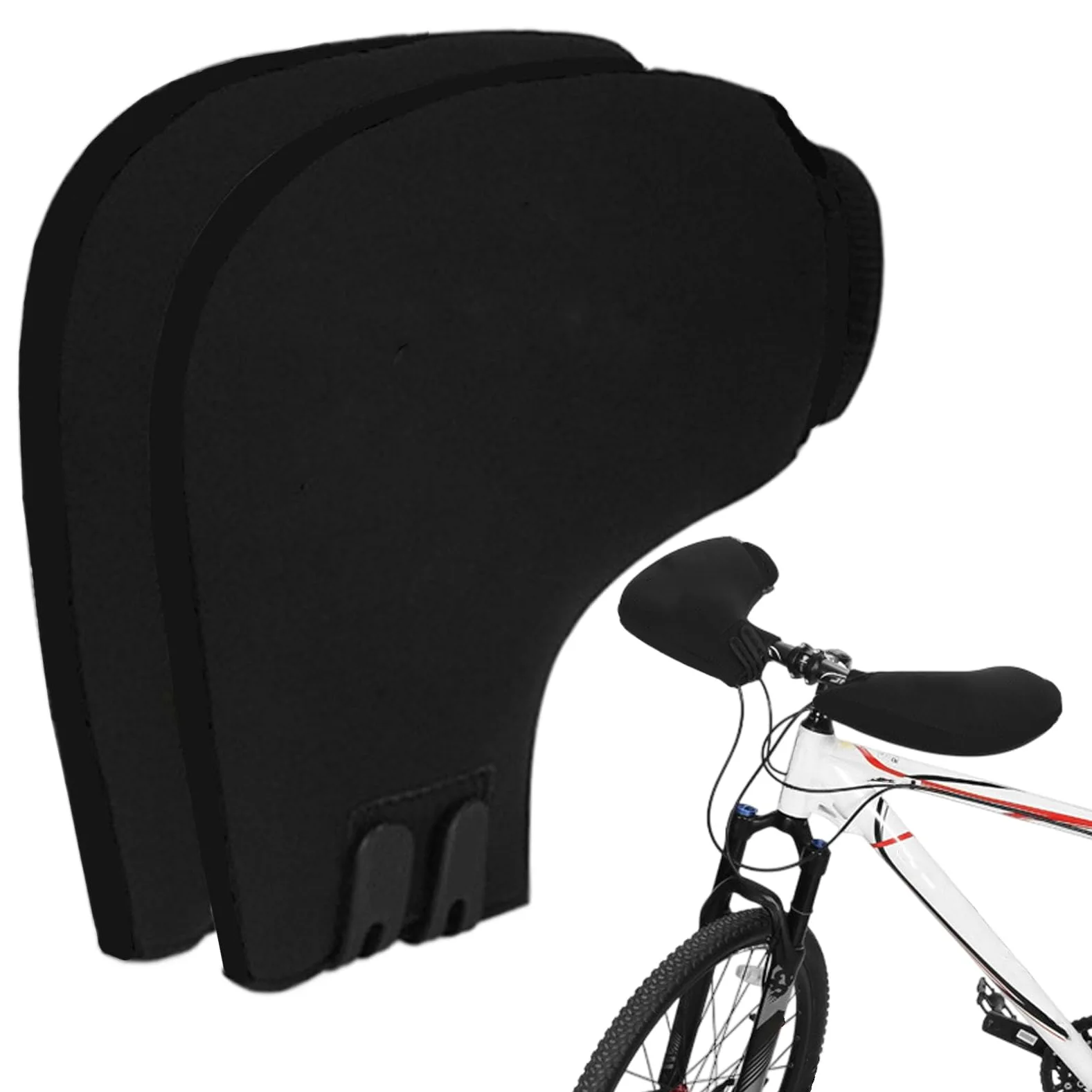Calentador de manos genérico para manillar de bicicleta, guantes de manillar de bicicleta | mitones de funda calentadores de manos para, manopla de ciclismo cortavientos, fundas térmicas para barra de