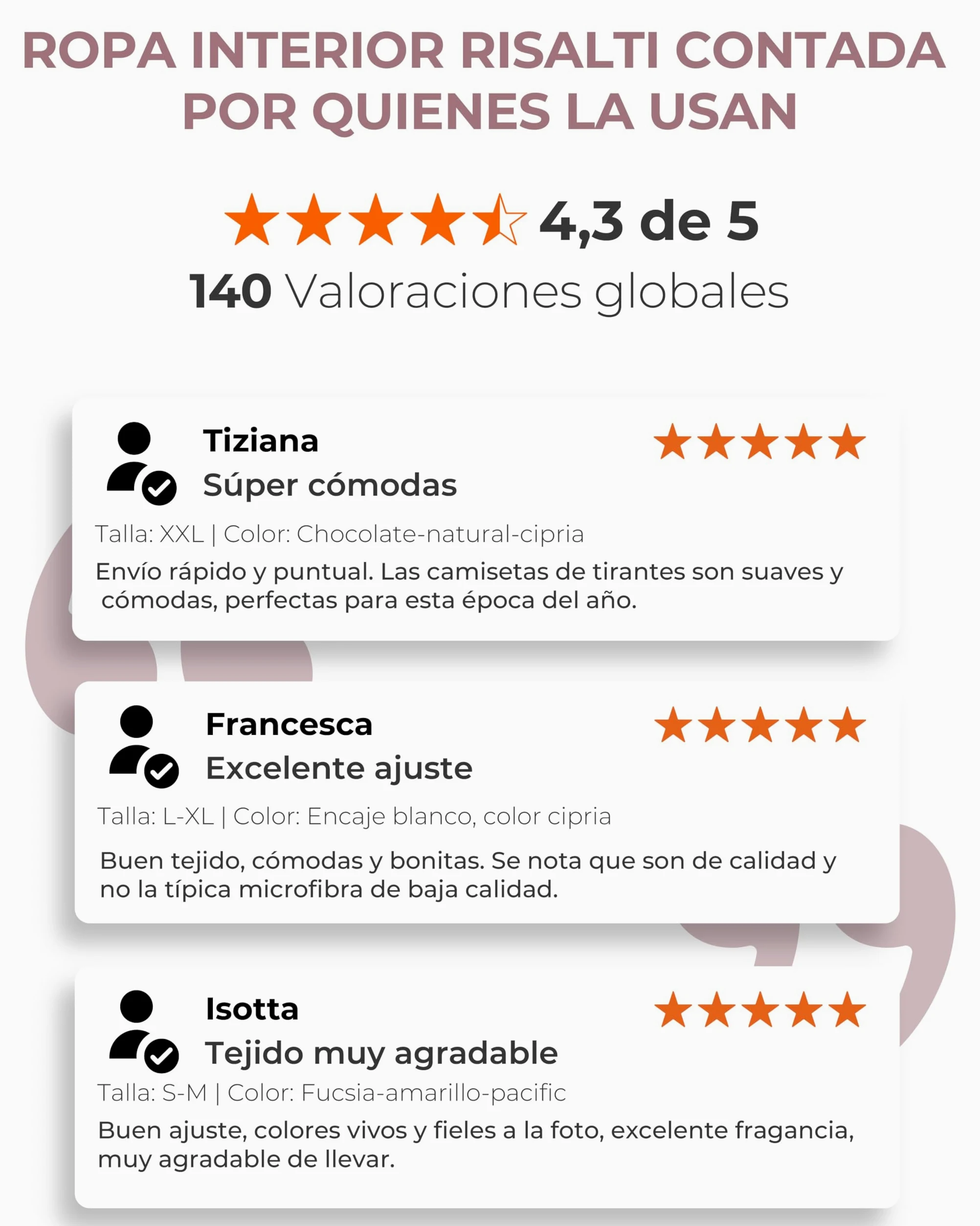 Risalti Camiseta Tirantes Mujer Hombro Ancho de Microfibra 3 Pzs - Camiseta Mujer Sin Manga Elegante, Top más Suave Que el Algodon, Camisetas Sin Costura y Etiquetas - Made in Italy
