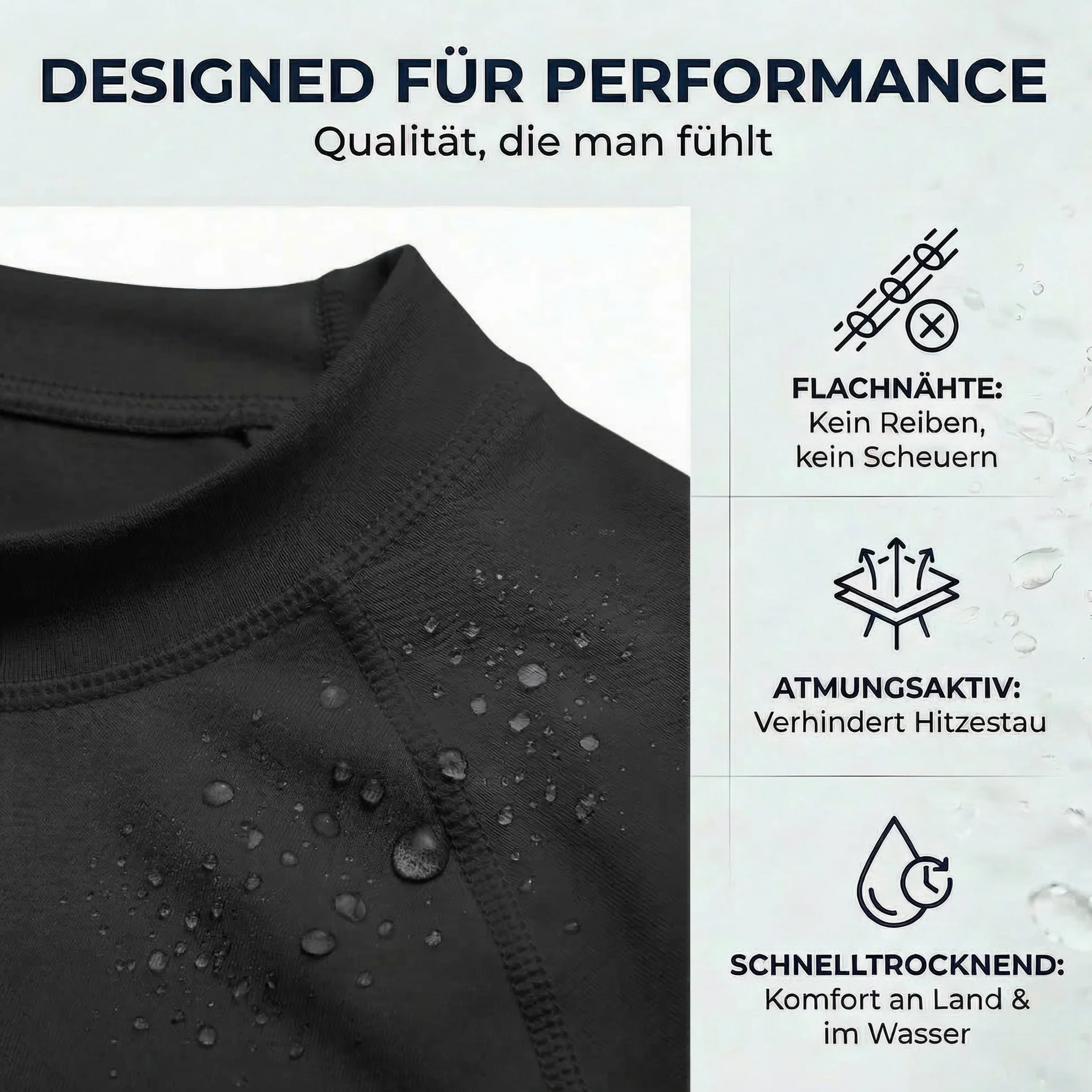 iQ-Company UV 300 - Camiseta Loose Fit, protección UV