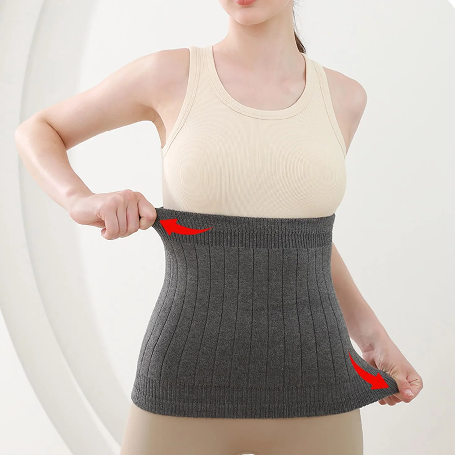 Calentador de riñones de cachemira de invierno para mujer y hombre, calentador de espalda, cintura térmica, soporte elástico, cinturón de lana, calentador lumbar, alivio del dolor para mujeres y