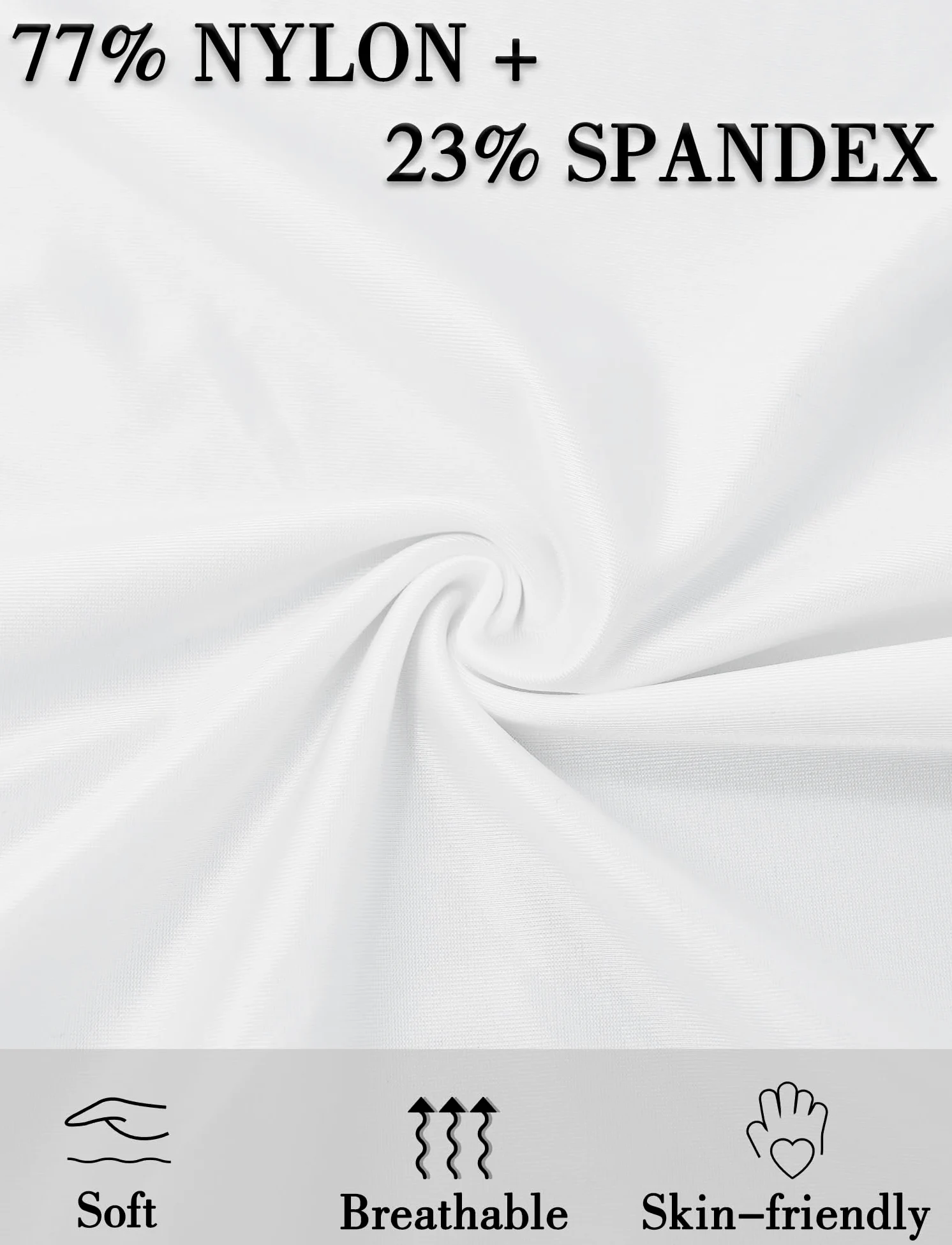 FEOYA Pantalones de compresión para hombre, elásticos, de nailon, suaves, para yoga, correr, gimnasio, entrenamiento
