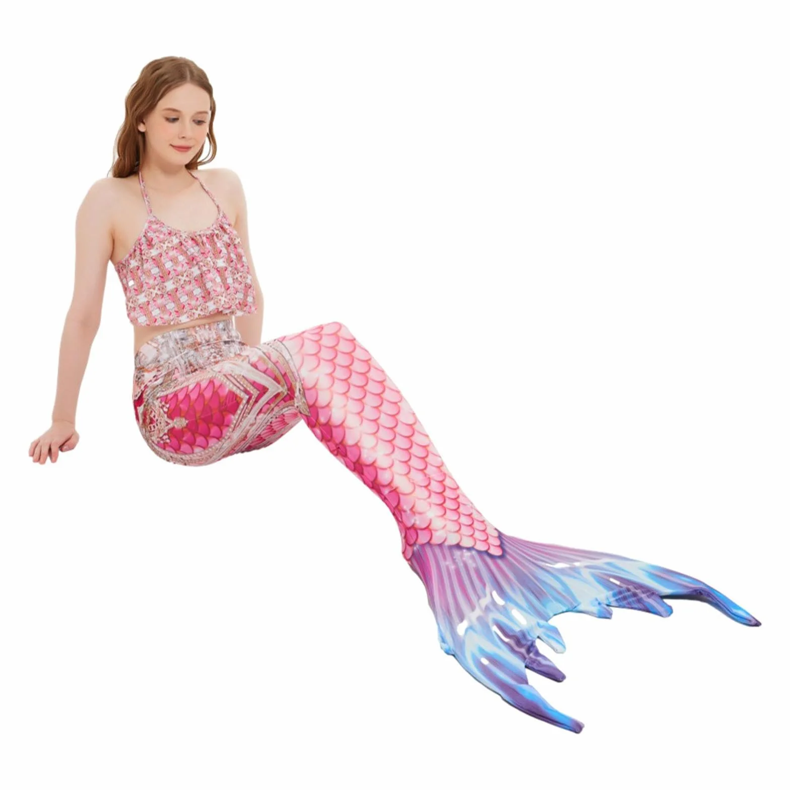 Lindo Conjunto Para Niñas Material De Secado Rápido Ideal Para Piscina Y Mar A-150