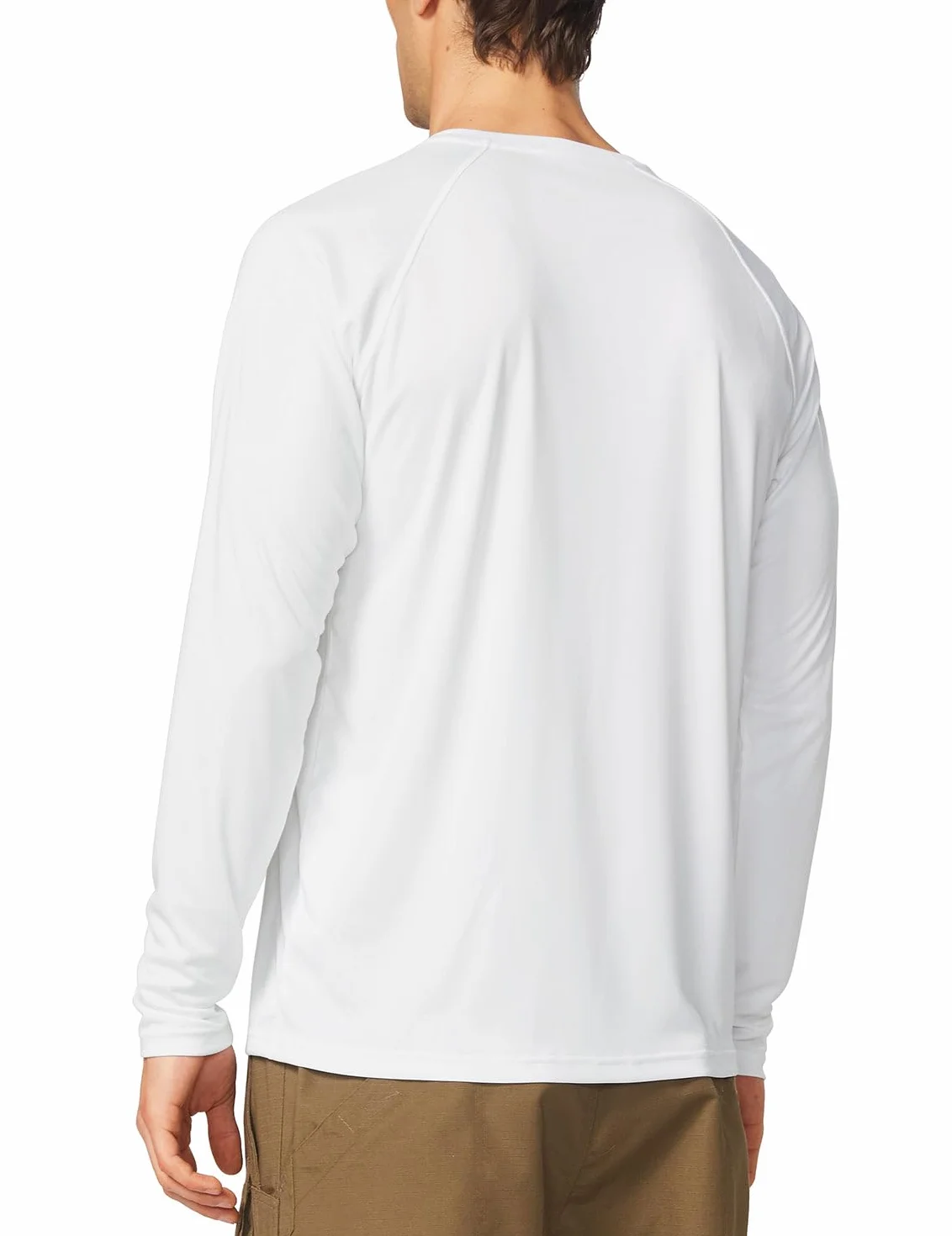 baleaf Camiseta de Manga Larga Hombre Protección UV UPF 50+