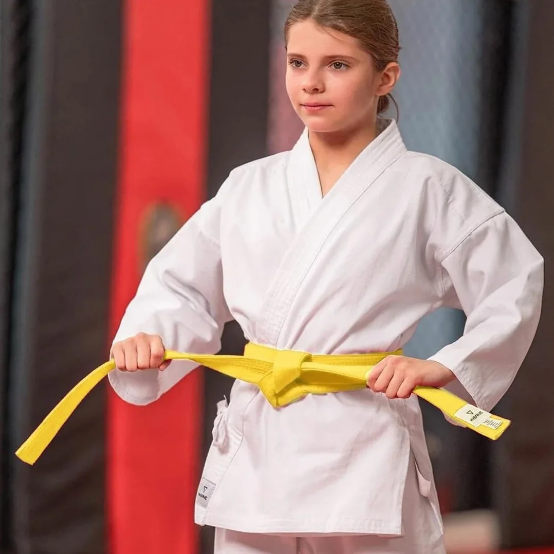Cinturón de Taekwondo Judo Karate 220 cm para Niños y Adultos