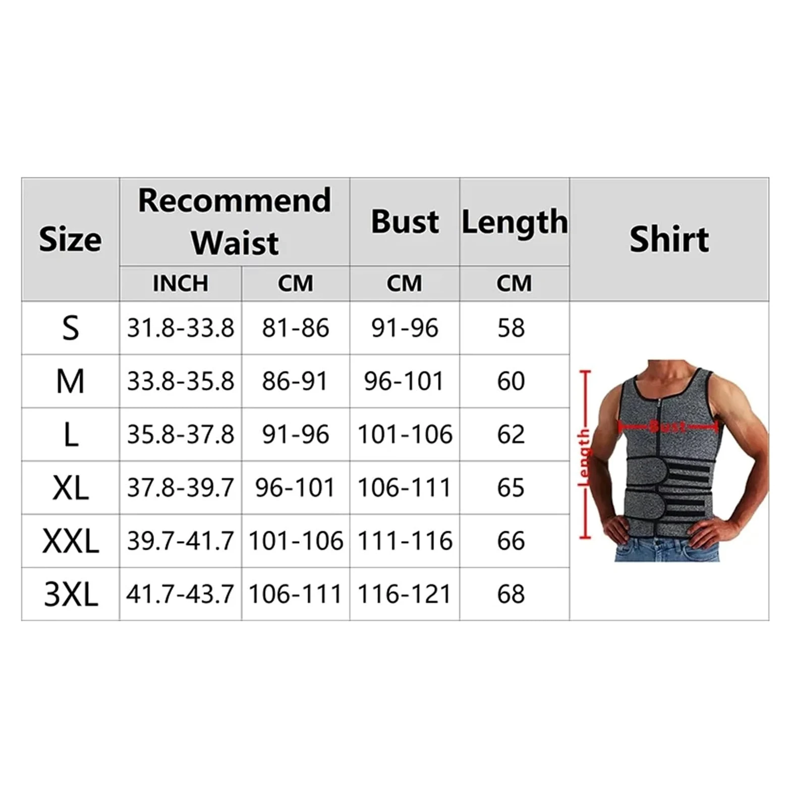 Camiseta Reductora Hombre Hombres Body Shaper Cintura Entrenador Chaleco Doble Cinturón Sudor Camisa Corsé Top Abdomen Adelgazar Shapewear Fitness Trajes(Gray,XXL)
