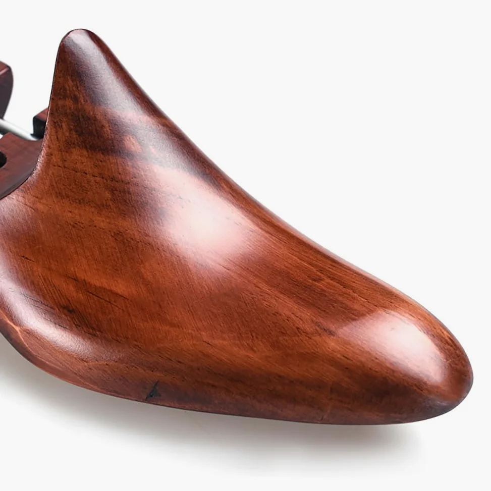 Horma De Zapatos De Madera Maciza para Hombre, Horma De Longitud Ajustable, Horma De Diseño Ergonómico, Moldeador De Zapatos, Talla 39-46, Marrón Oscuro,41 to 42