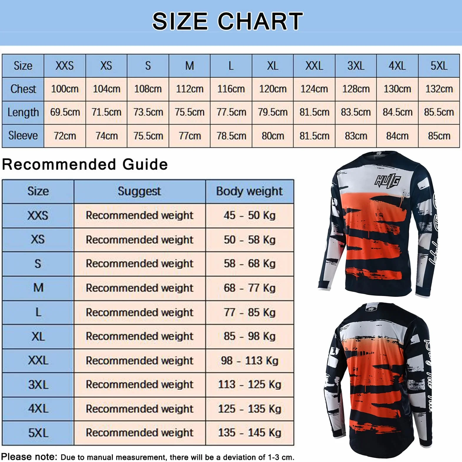 Manga Larga Jersey de Ciclismo MTB Bici Carretera Ropa Bicicleta Hombre Unisex Equipación Motocross
