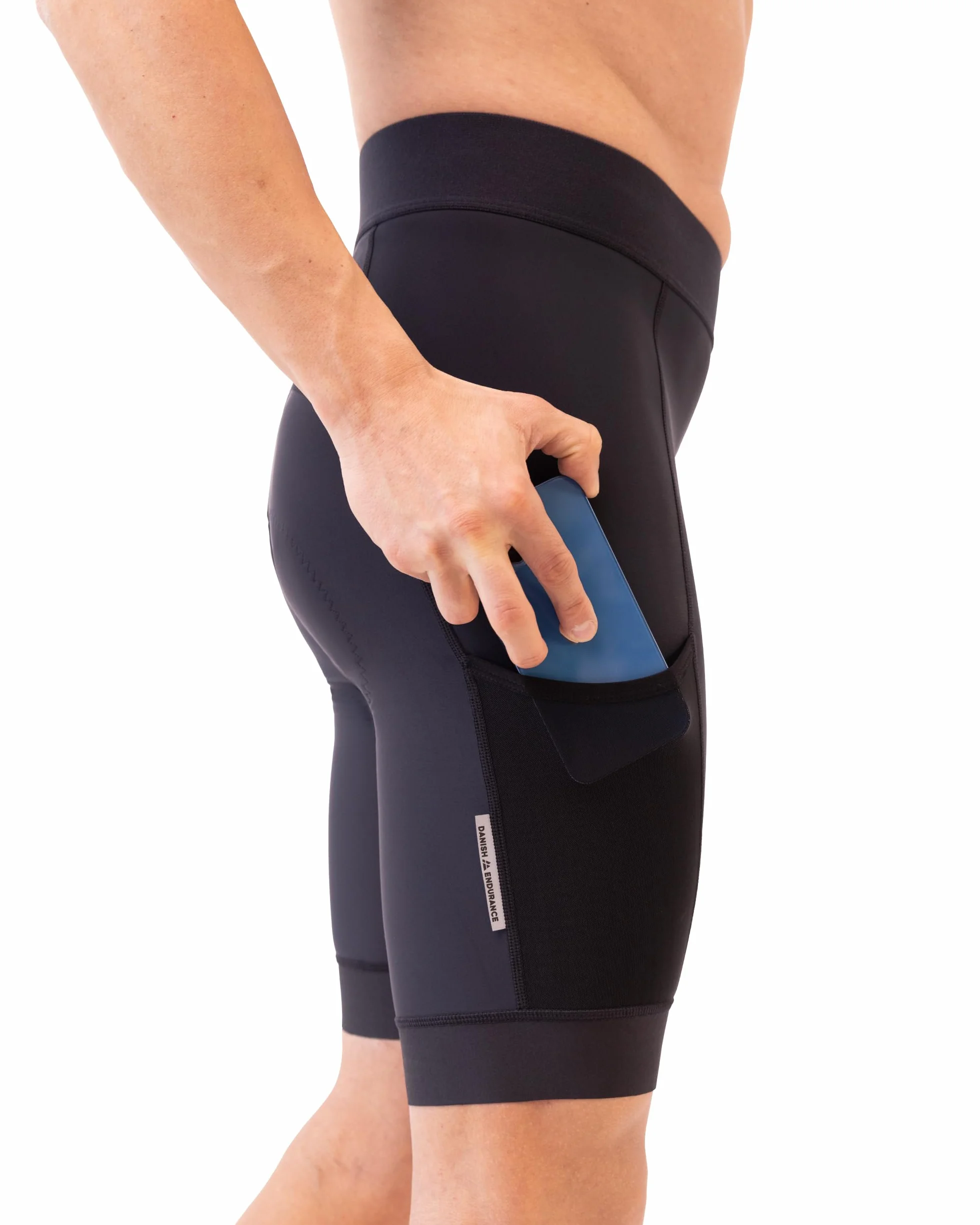 DANISH ENDURANCE Pantalones Cortos de Ciclismo Verano para Hombre, 3D Acolchados, Culotte Ciclismo Hombre, Antideslizantes, Transpirables