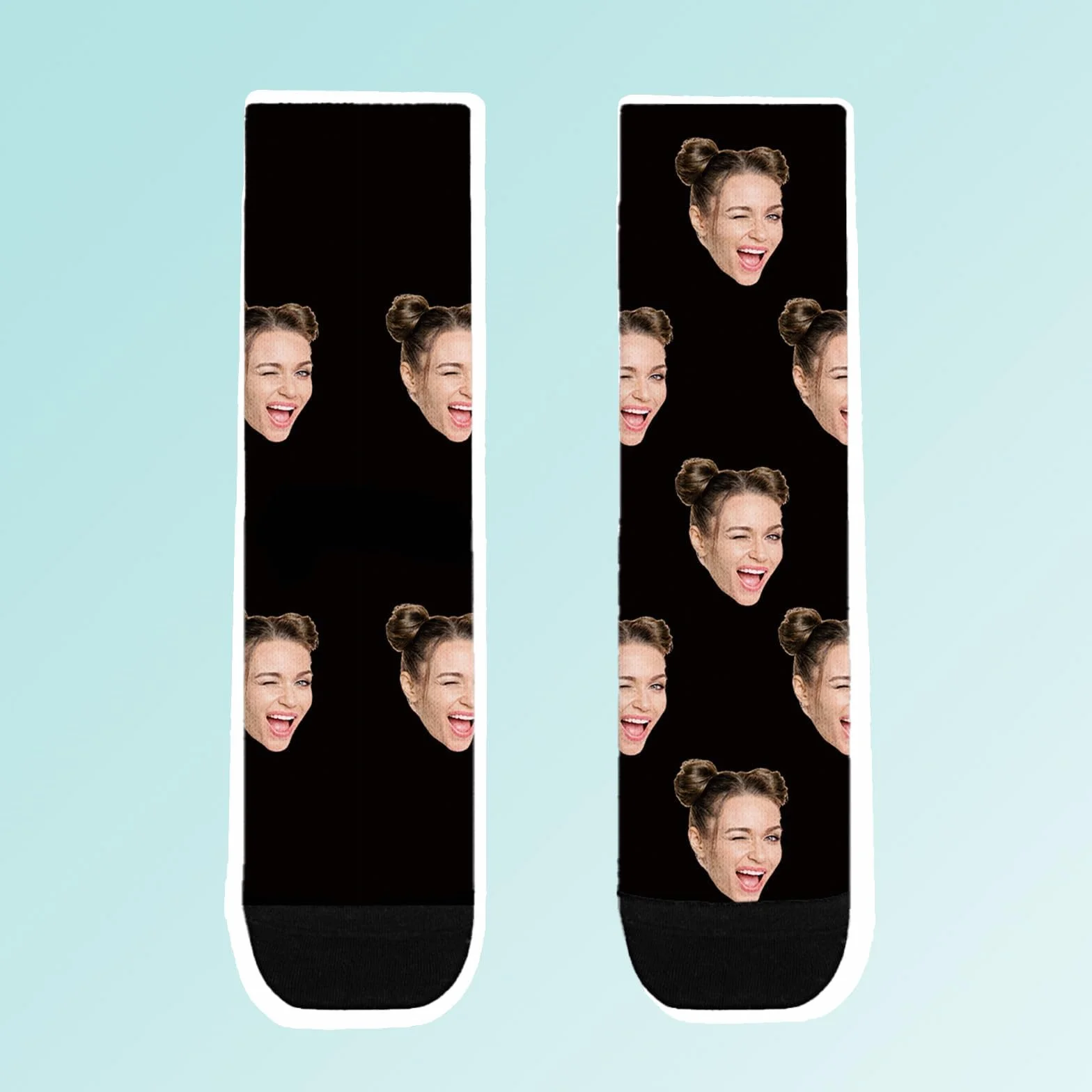 Bemaystar Calcetines Personalizados con Foto o Imagen para Hombre y Mujer