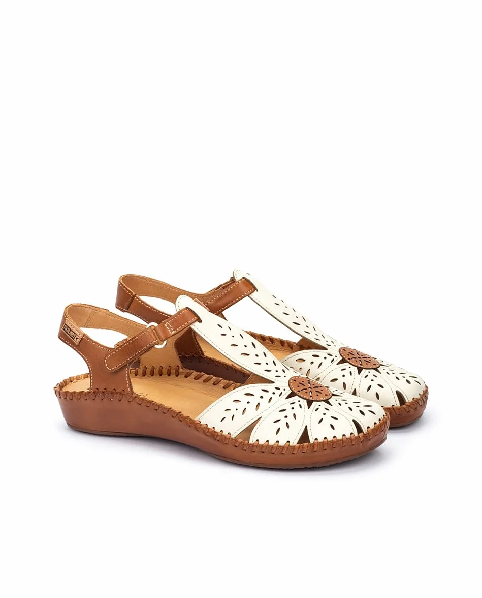 Pikolinos Zapatos semiabiertos en Cuero P. Vallarta Señora