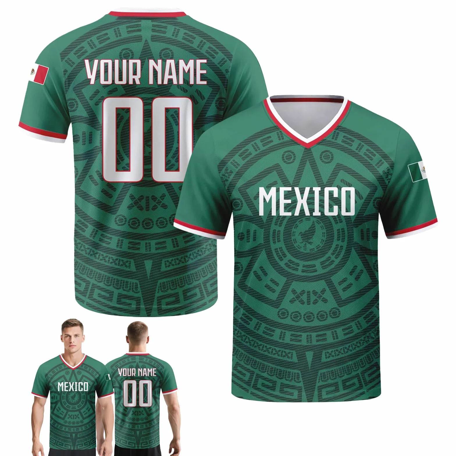 Genérico Camiseta de fútbol Personalizada, Camiseta de fútbol Nacional Personalizada con Nombre/número, Regalo Personalizado para fanáticos de Camisetas para Hombres, Mujeres y jóvenes