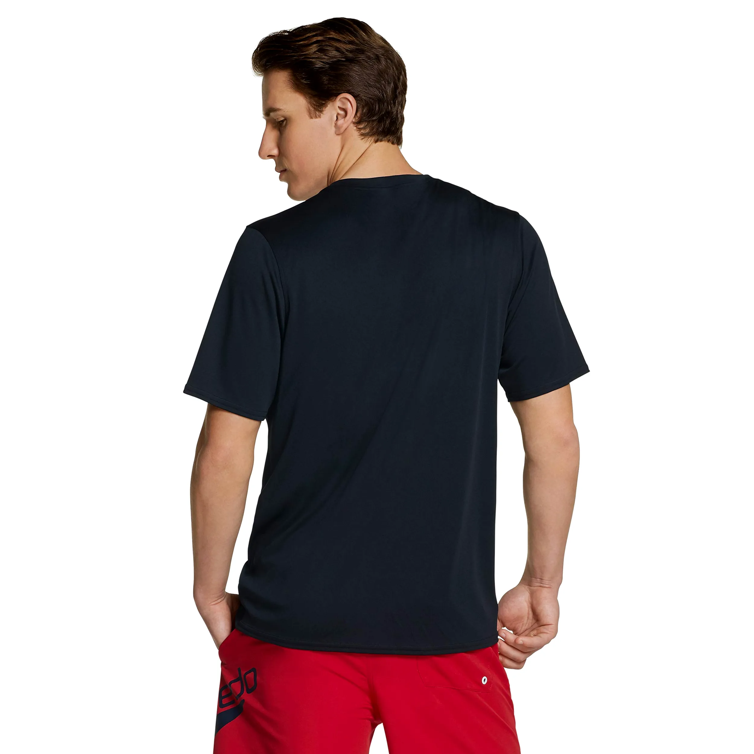 Speedo UV Swim Shirt Basic Easy Short Sleeve Regular Fit Camisa de protección de Sarpullido Mujer (Pack de 1)