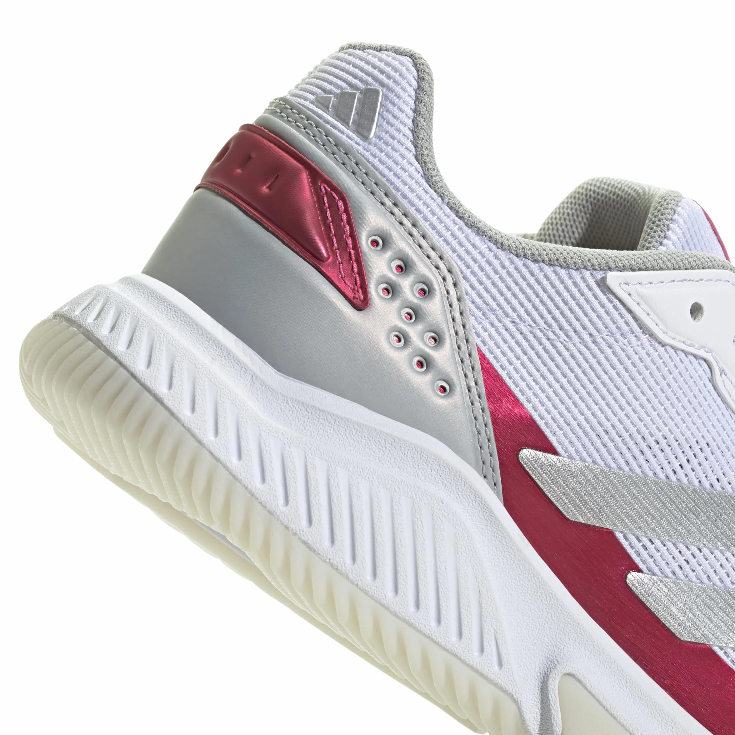 Adidas Courtquick W Padel 38 2/3 EU Cloud White Silver Metallic Lucid Pink