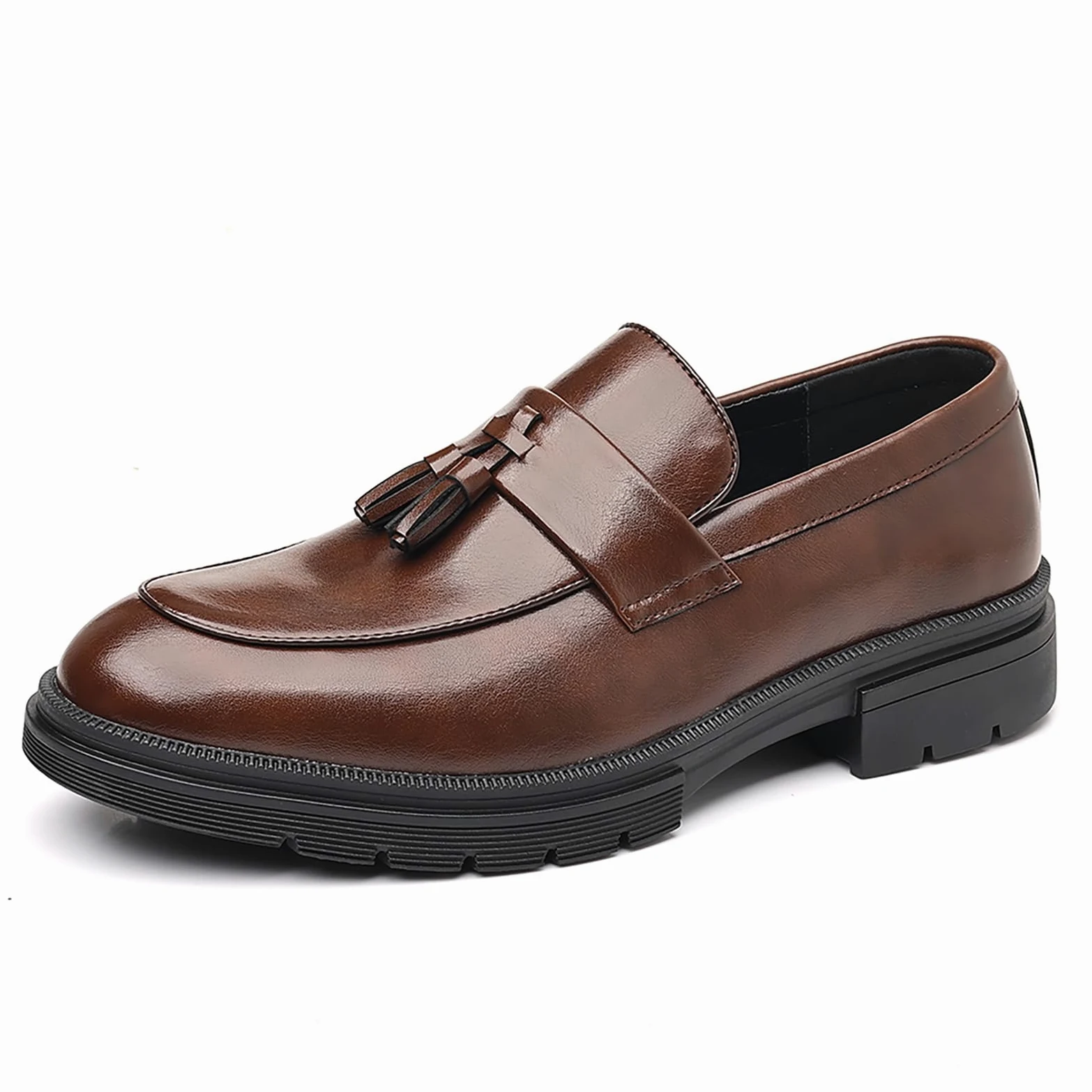 Mocasines De Vestir para Hombre con Borla, Zapatos Formales Tipo Penny para El Trabajo