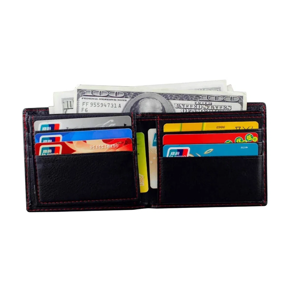 Cartera Cadena Piel Billetera con Cadena for Hombre, Billetera de Cuero for Bicicleta, camión, Rock para Hombres