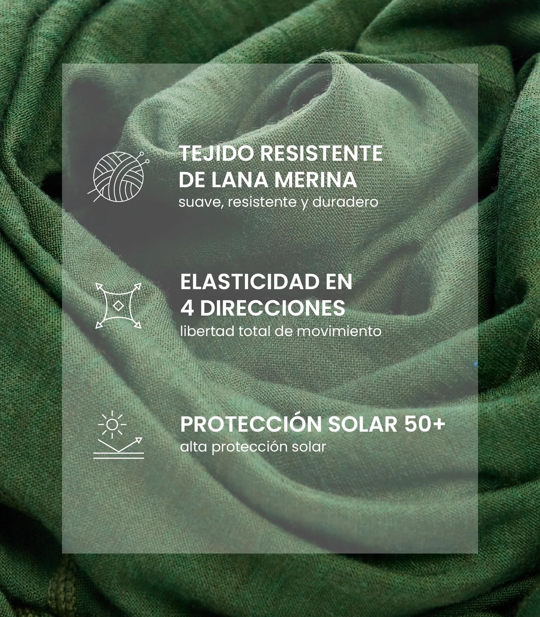 Merino.tech Camiseta Manga Larga Lana Merino Hombre - 100% Lana Merino | Cuello redondo o en V, no pica, ideal para casual u oficina, antiolores, transpirable