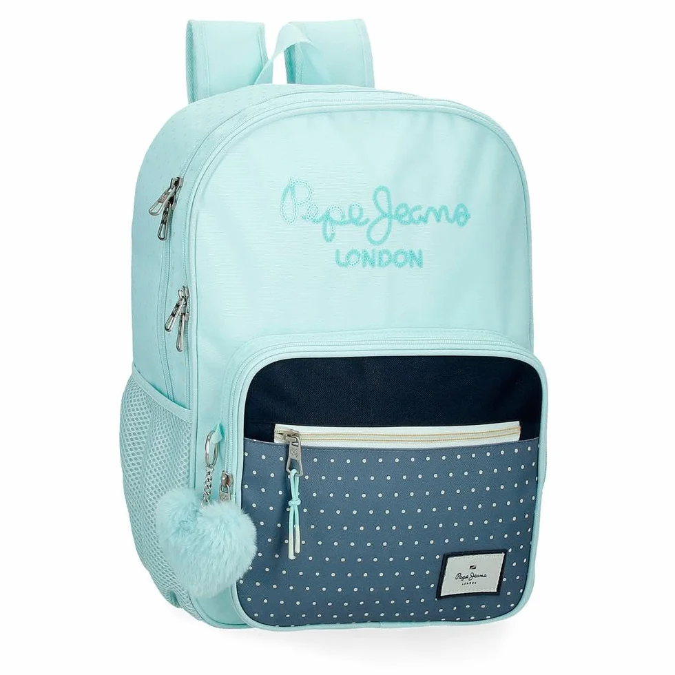 Pepe Jeans Dalma Mochila escolar mochila infantil fabricada en Poliéster, Tirantes anchos y ajustables que se adaptan, bolsillo frontal. De Joumma Bags